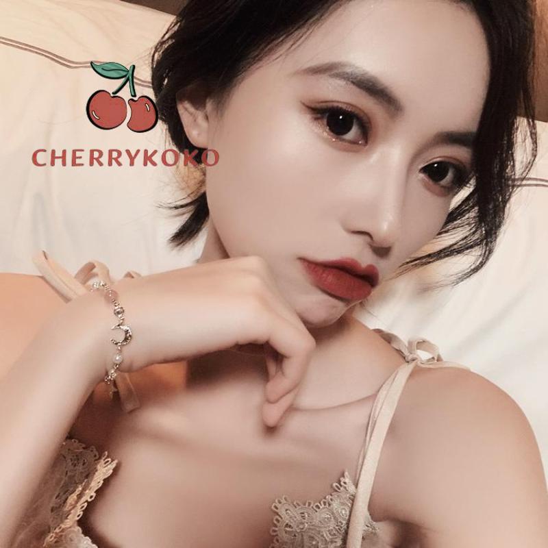 🍒🍒CHERRYKOKO Vòng đeo tay mặt hình ngôi sao/mặt trăng dễ thương phong cách Hàn Quốc cho nữ