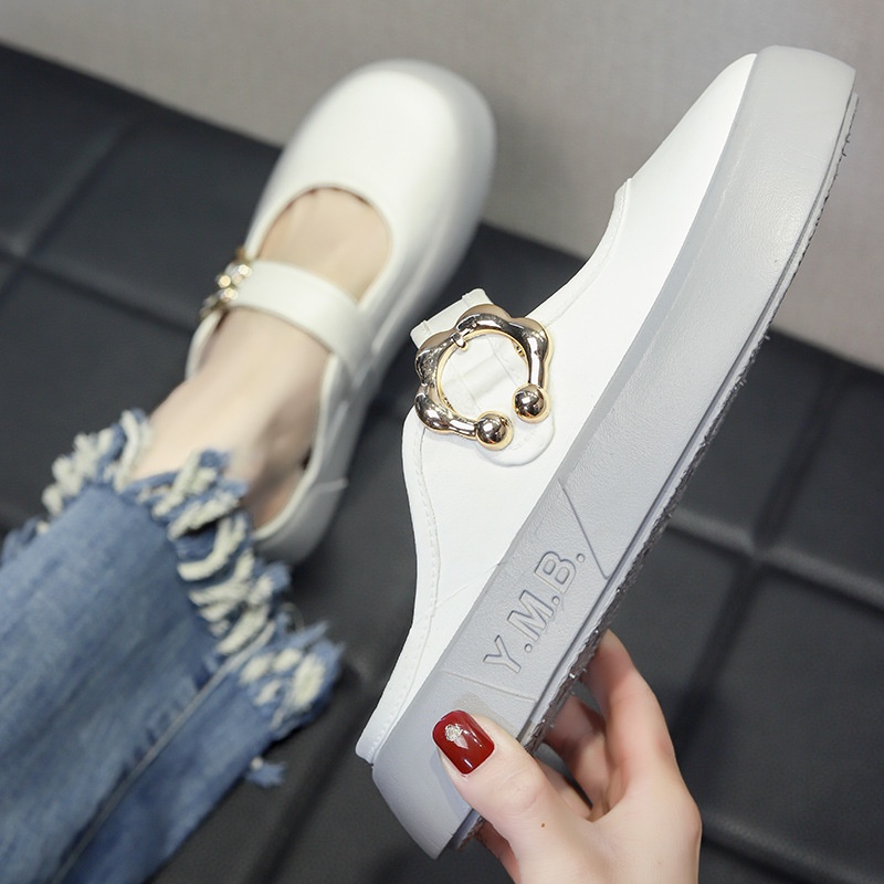 Xăng đan Đế Dày Họa Tiết Kẻ Sọc Nhiều Màu Thời Trang Mùa Hè Cho Nữ