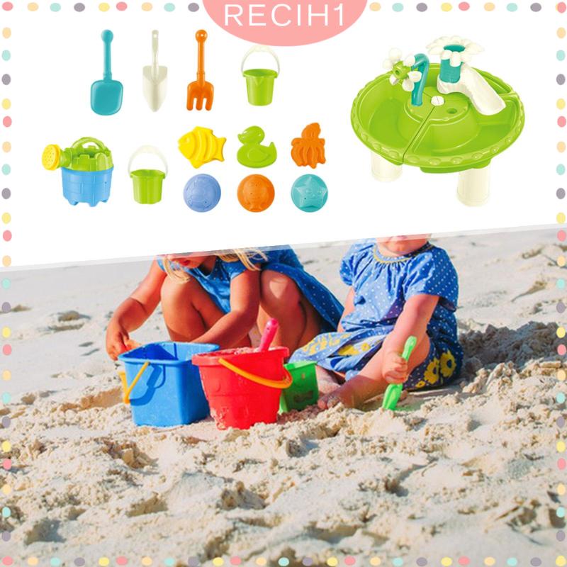 Bộ 13 Bàn Cát Nhiều Màu Sắc Dùng Chơi Trong Nhà / Ngoài Trời Cho Bé Trai