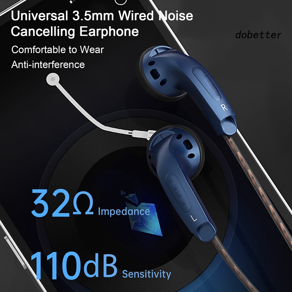 [DO] Tai Nghe Thể Thao Âm Thanh Nổi Vòm Chống Nhiễu Âm Thanh Nổi Thoải Mái Để Nhận Tín Hiệu L Phích Cắm L Cho Điện Thoại Chơi Game