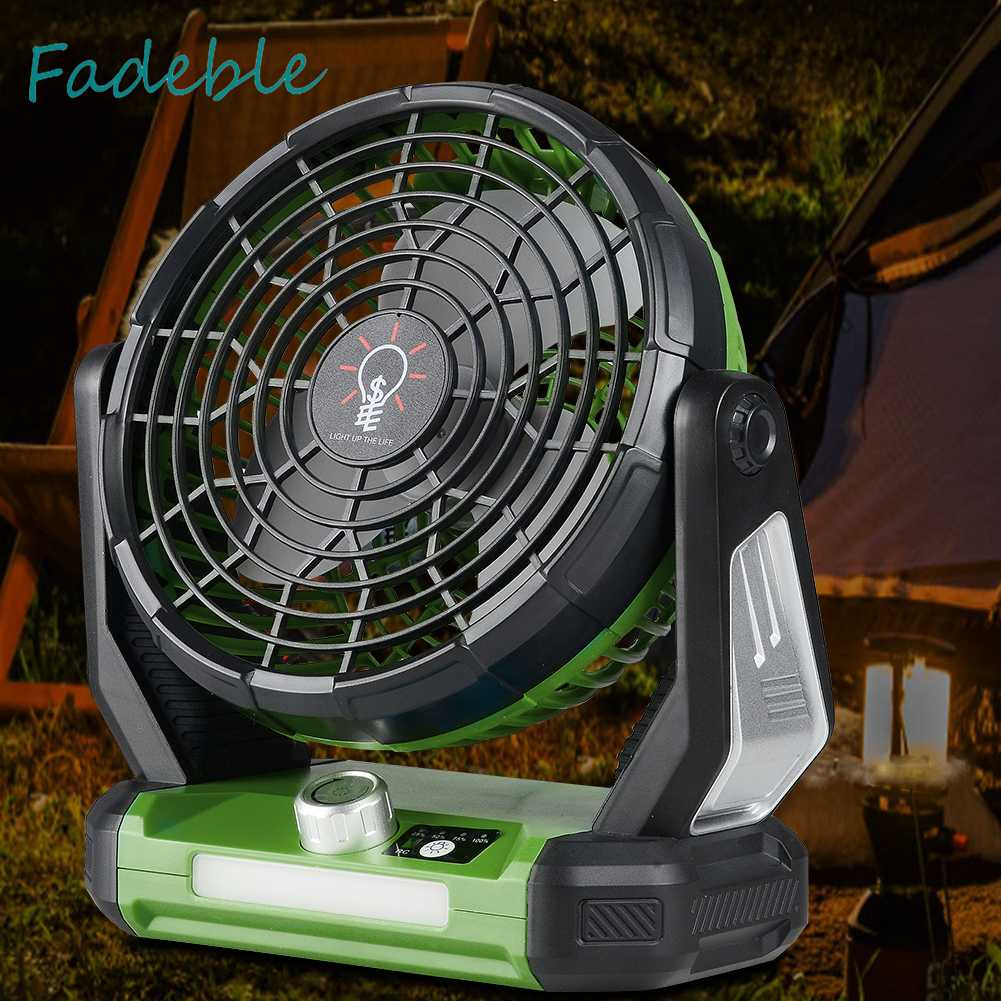 Quạt Điện 5200mAh Có Thể Sạc Lại Bằng Cổng USB Dùng Nướng BBQ Tiện Dụng