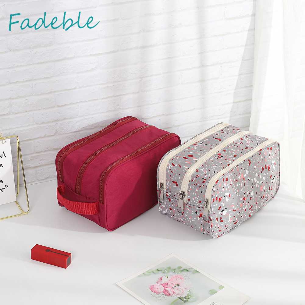 Túi Đựng Mỹ Phẩm Chia Ngăn Khô Ướt Chống Thấm Nước Tiện Dụng