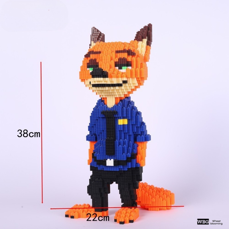 Bộ Đồ Chơi Lắp Ráp Lego Hình Chú Cáo / Thỏ Dễ Thương Cho Bé