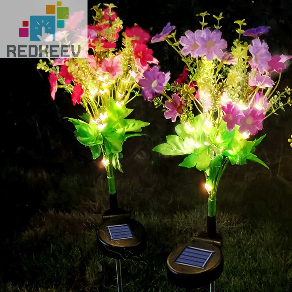 Đèn Năng Lượng Mặt Trời Hình Hoa Cúc 8-12H