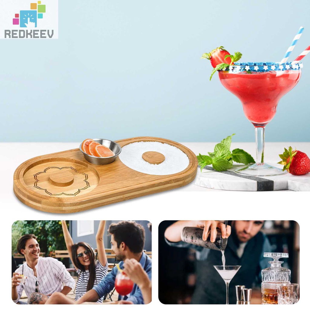 Hộp Đựng Muối / Đường Bằng Gỗ Mặt Kính Viền Gỗ