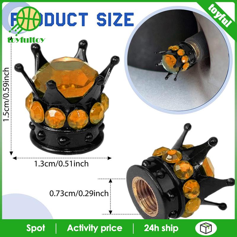 Set 4 Vỏ Bọc Lốp Xe Đạp SUV Hình Vương Miện