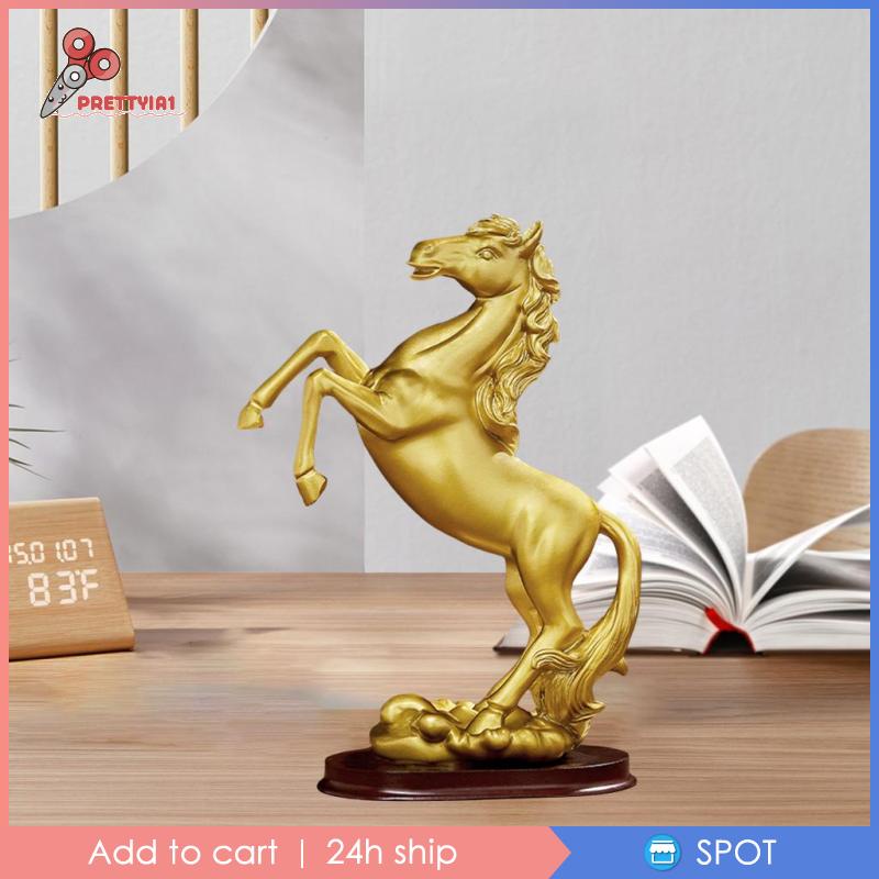 [Prettyia1] Tượng Ngựa Trang Trí Để Bàn Cửa Hàng