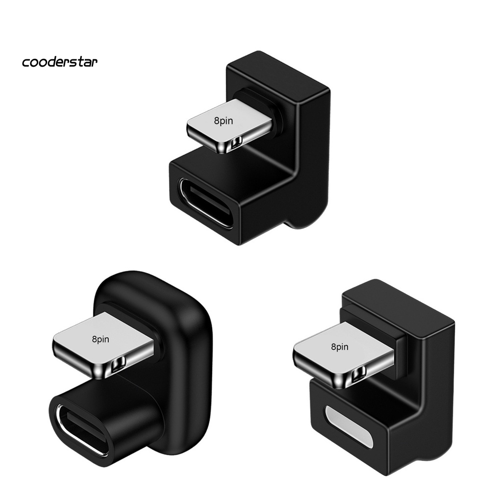 Bộ Chuyển Đổi Sạc Nhanh Không Dây Tốc Độ Cao 8 Pin Sang Type-C Cho Điện Thoại