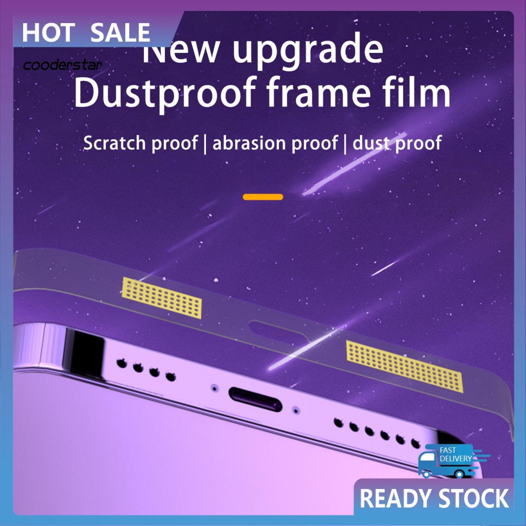 1 Bộ Phim Dán Khung Điện Thoại Siêu Mỏng Không Để Lại Dấu Vân Tay Cho iPhone 12 / 13 / 14