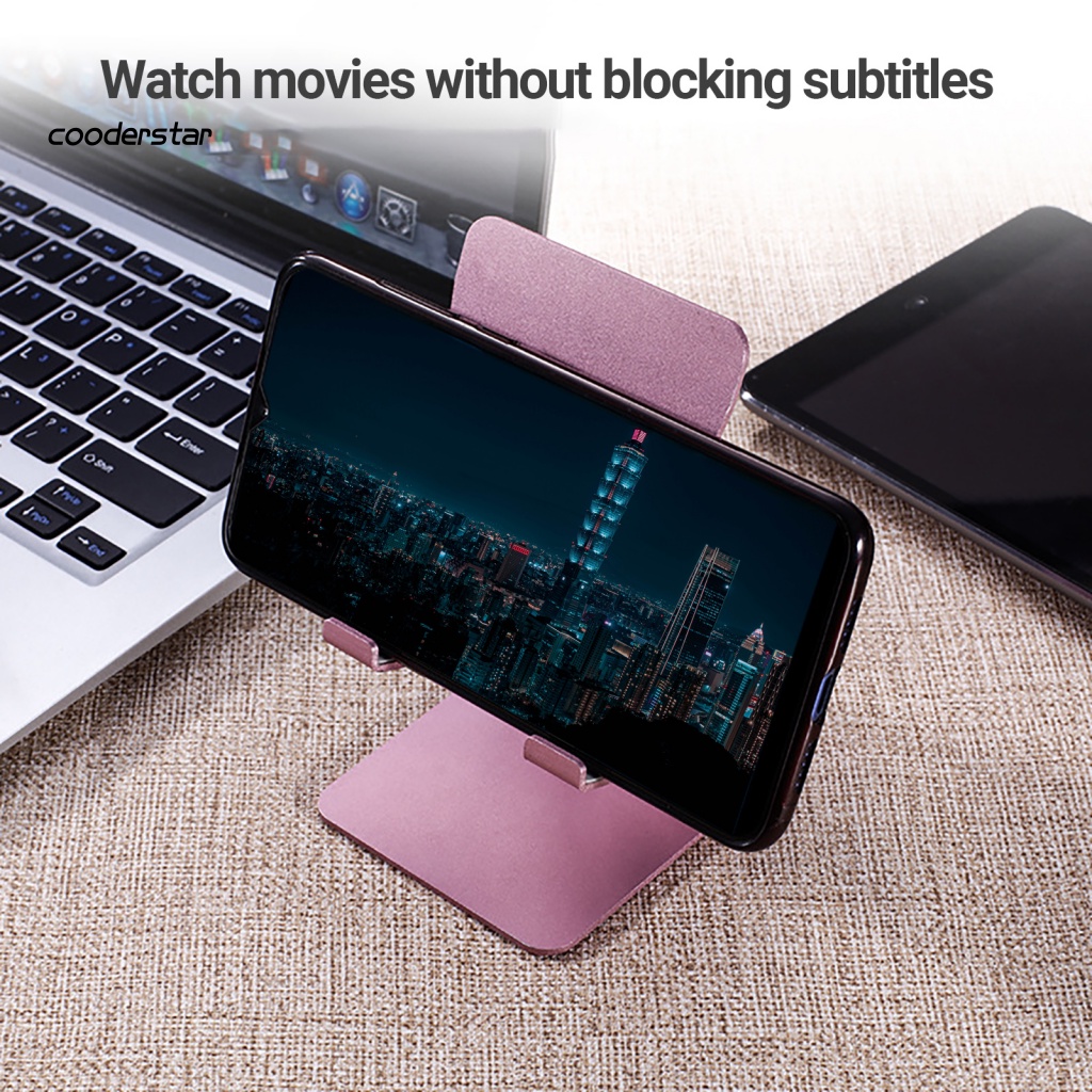 Giá Đỡ Điện Thoại / Máy Tính Bảng Bằng Hợp Kim Nhôm Siêu Nhẹ Để Bàn Tiện Dụng