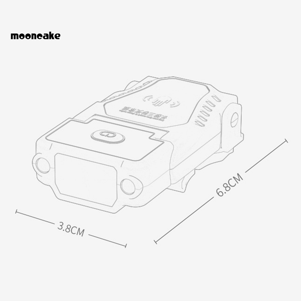 < Mooncake > Đèn LED Kẹp Nón Nhỏ Gọn Cảm Ứng Dễ Dàng Mang Theo Khi Đi Ra Ngoài