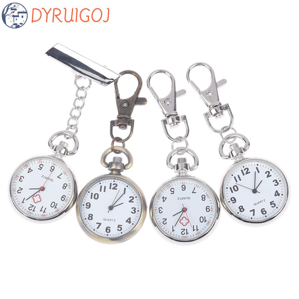 Dyruidoj Móc Chìa Khóa Hình Đồng Hồ Bỏ Túi Bằng Hợp Kim Nhỏ Nhắn Dễ Thương Dành Cho Trẻ Em