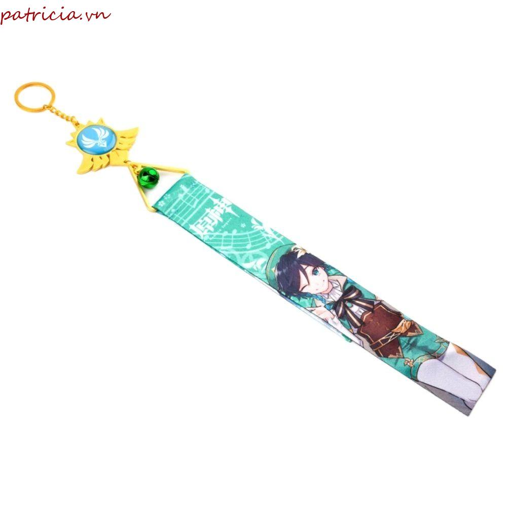 1 Chuông Gió Hoạt Hình Dạ Quang Có Dây Ruy Băng Trang Trí Túi Xách