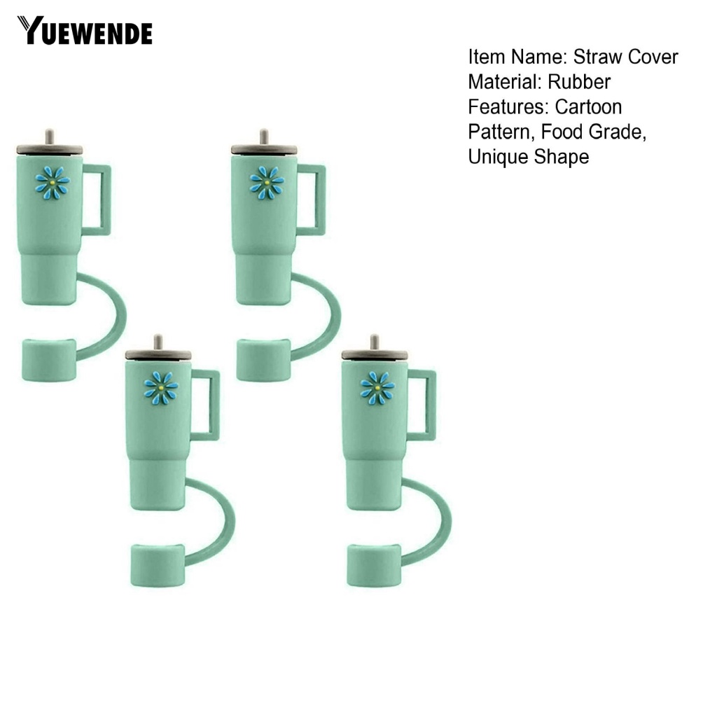 Bộ 4 Ống Hút Mềm Chống Tràn Dùng Cho Các Bữa Tiệc