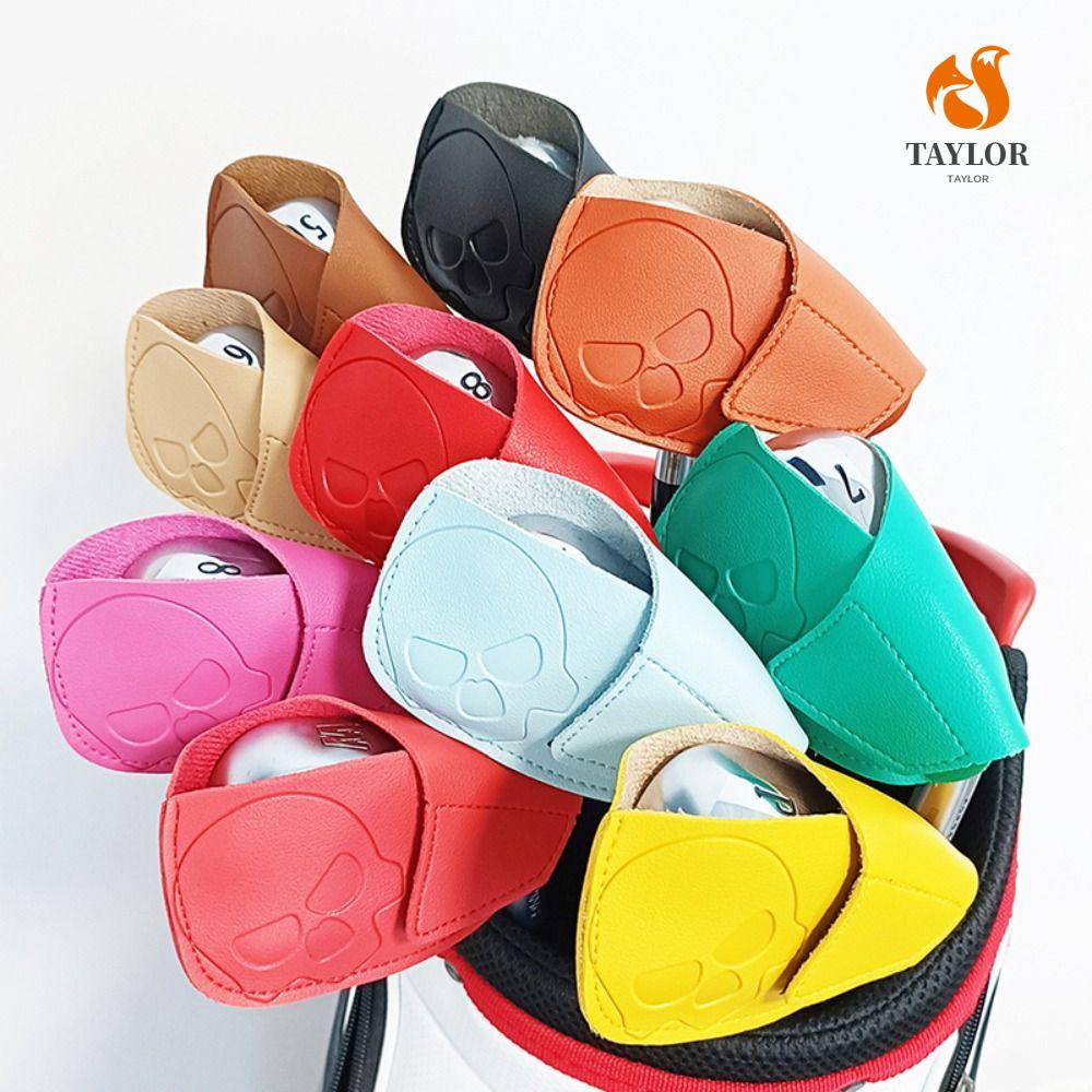 Vỏ Bọc Đầu Gậy Đánh Golf TAYLOR1 Bằng Da PU Họa Tiết Đầu Lâu Nhiều Màu Sắc