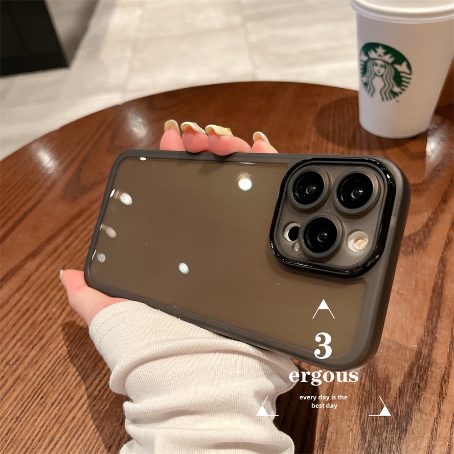 Ốp Điện Thoại TPU Mềm Trong Suốt Đơn Giản Bảo Vệ Ống Kính Cho IPhone 14 13 12 11 Pro Max SE2020 X XR Xs Max 7 8 6 6s Plus