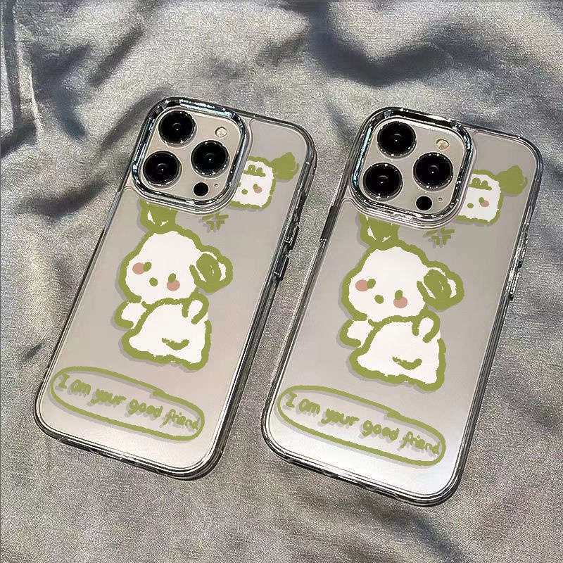 ✅Ốp Điện Thoại Mềm Chống Sốc In Hình Cún Dễ Thương Cho Iphone 1314ProPlus 7I 12 118 max