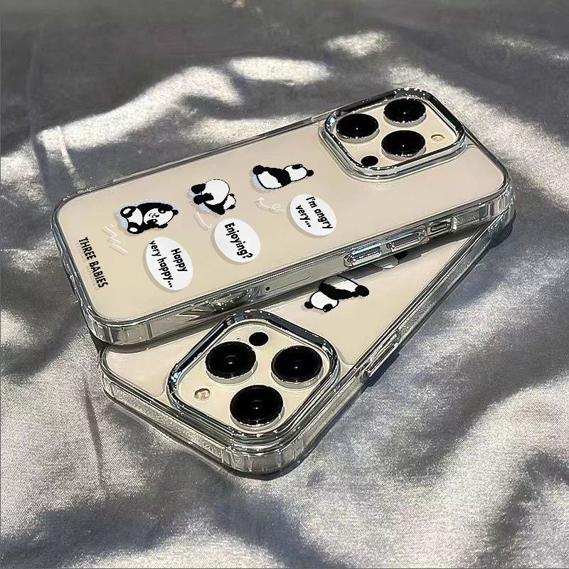 ✅Ốp Điện Thoại Mềm Chống Sốc In Chữ Tiếng Anh Và Gấu Nhỏ Cho Apple / 14proins Style 713iPhone12 8plus max 11 IWN7