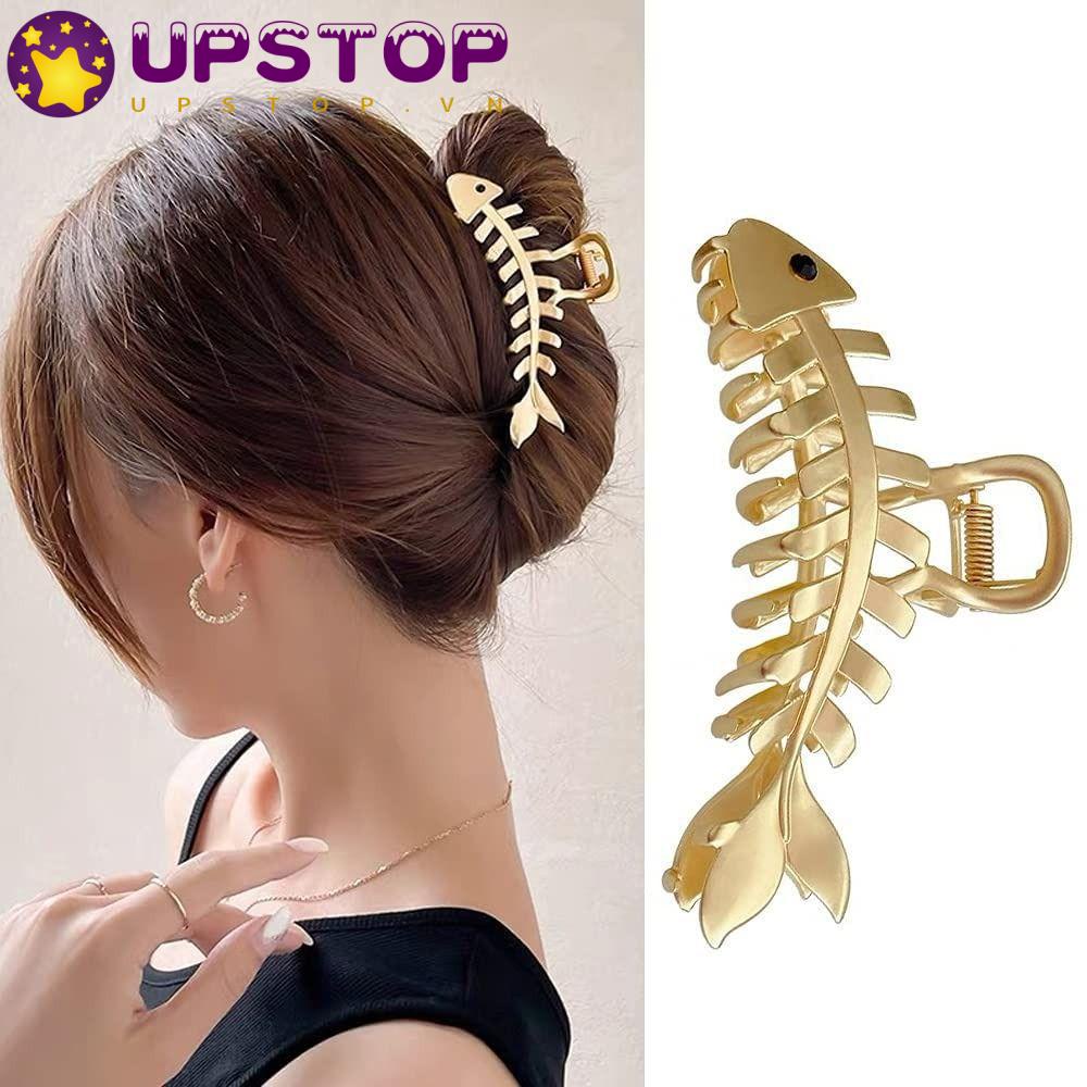 Kẹp Tóc Hình Xương Cá Thời Trang