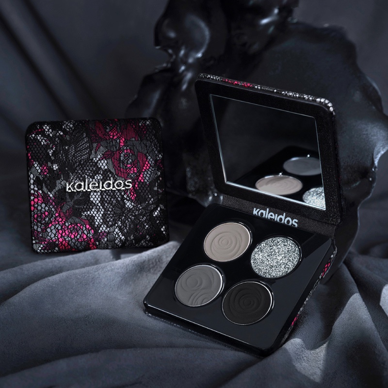 Bảng Phấn Mắt Kaleidos Màu Khói Tông Đất Lấp Lánh