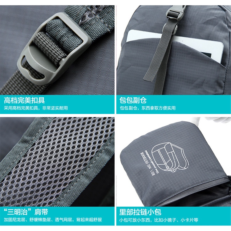 Balo Siêu Nhẹ Có Thể Gấp Gọn Tiện Dụng Cho Các Hoạt Động Ngoài Trời