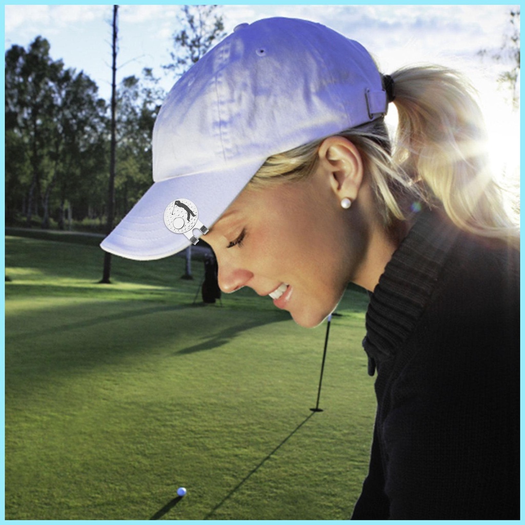Kẹp Đánh Dấu Vị Trí Gậy Đánh Golf Từ Tính Bằng Kim Loại Nhỏ Gọn Dành Cho Nam Nữ