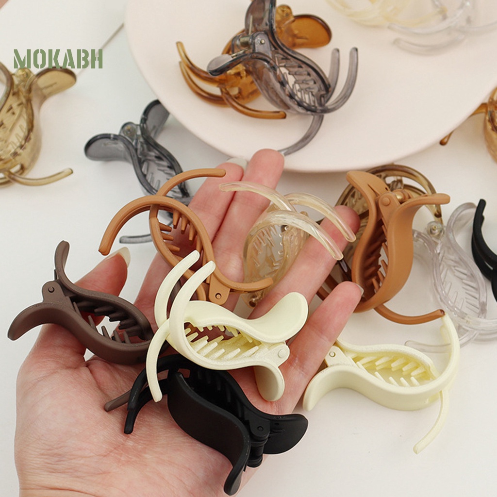 Kẹp Tóc Chống Trượt Màu Trơn Dễ Sử Dụng Dành Cho Nữ