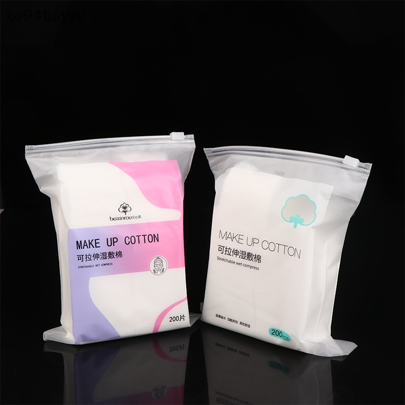 Bộ 200 Miếng Bông Tẩy Trang Cotton Tinh Khiết Co Giãn xo94bsyyu 200 Cái