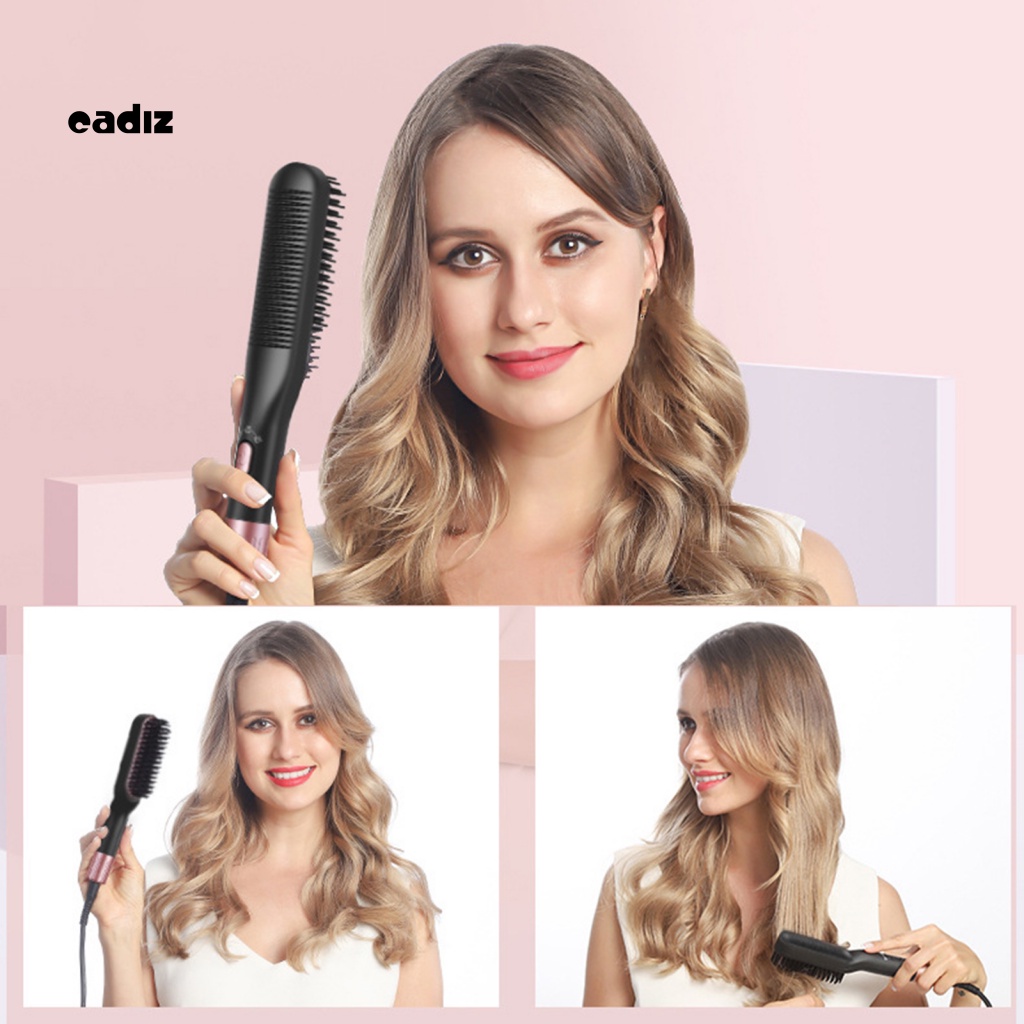 Lược Điện Chải Thẳng Râu Nhanh Chóng Chống Bỏng PTC Dành Cho Nam Giới