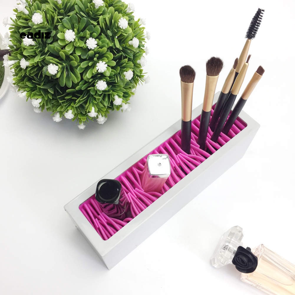 Giá Đỡ Cọ Trang Điểm Bằng Silicone Tiện Lợi