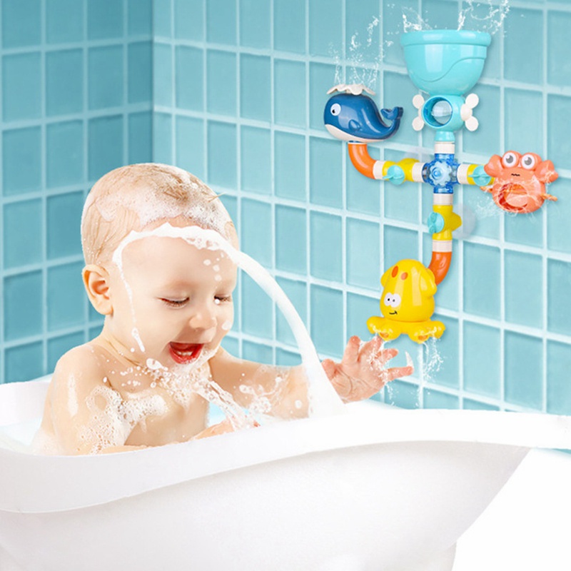 Đồ Chơi Ống Phun Nước DIY Vui Nhộn Dành Cho Bé Khi Tắm