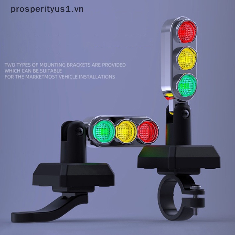 [prosperityus1] Đèn Tín Hiệu Mini Gắn Tay Lái Xe Máy Dễ Thương [VN]