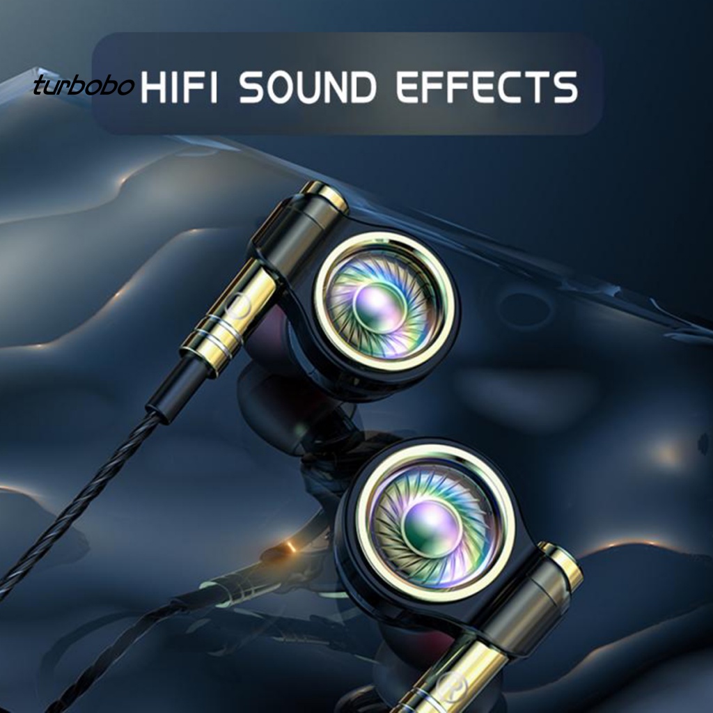 Tai Nghe Nhét Tai Có Dây Turbobobo A1 HiFi HD-C Có Micro Âm Thanh Siêu Trầm Cho Điện Thoại Android iPhone