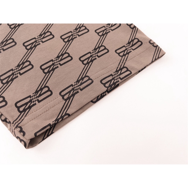 Áo Thun Tay Ngắn Dáng Rộng In LOGO Kiểu Cổ Điển Chất Lượng Cao