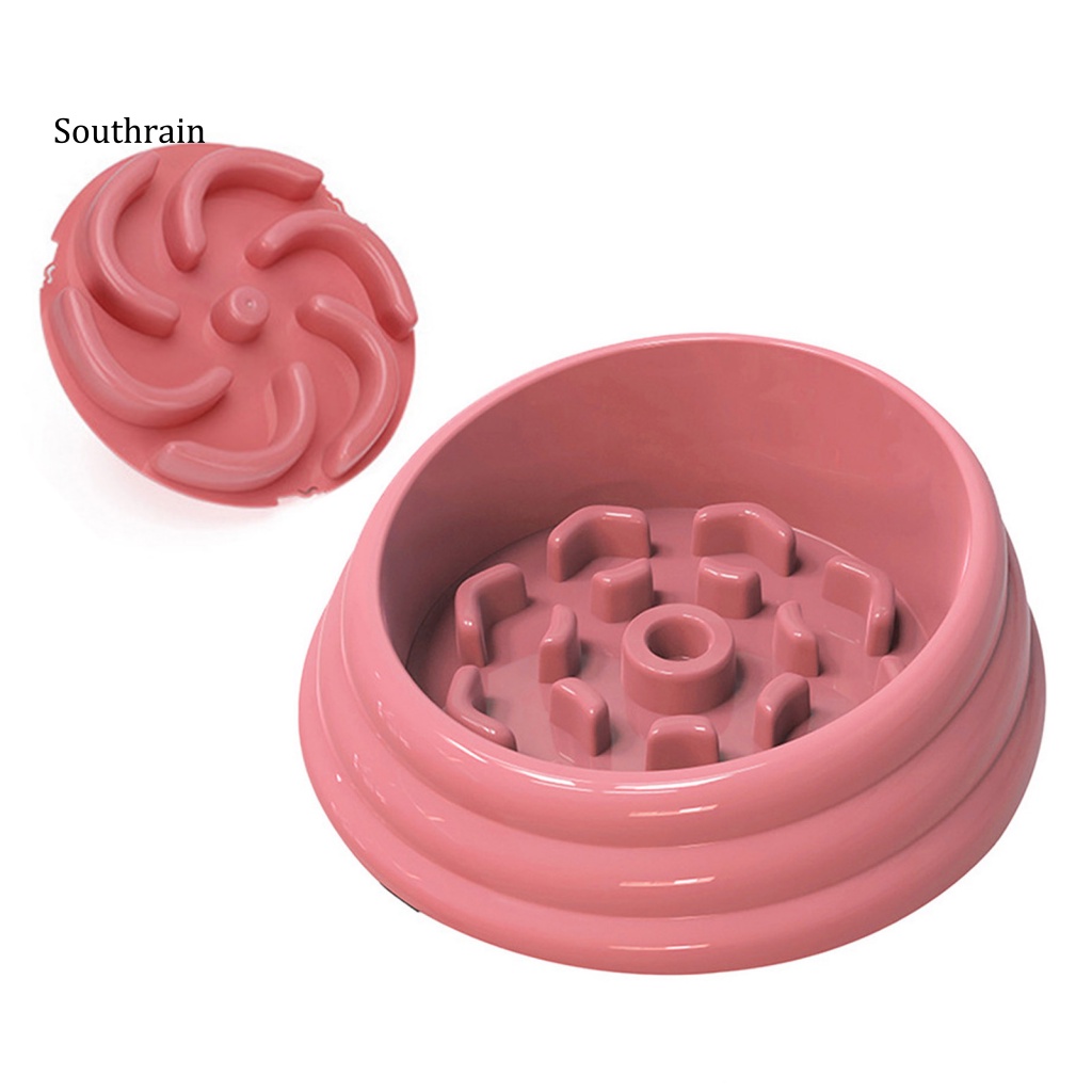 Dụng Cụ Đựng Thức Ăn Chậm Chống Trượt Bảo Vệ Cổ Cho Thú Cưng