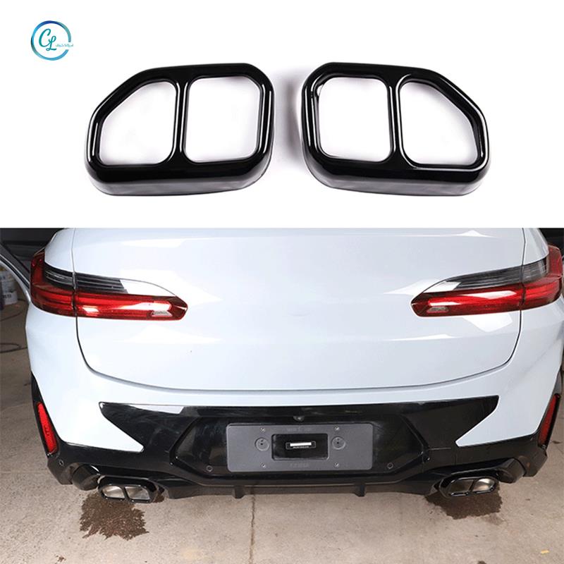 Khung Trang Trí Ống Pô Xe Hơi Bằng Thép Không Gỉ Cho BMW X3 X4 G01 G02 2022 +