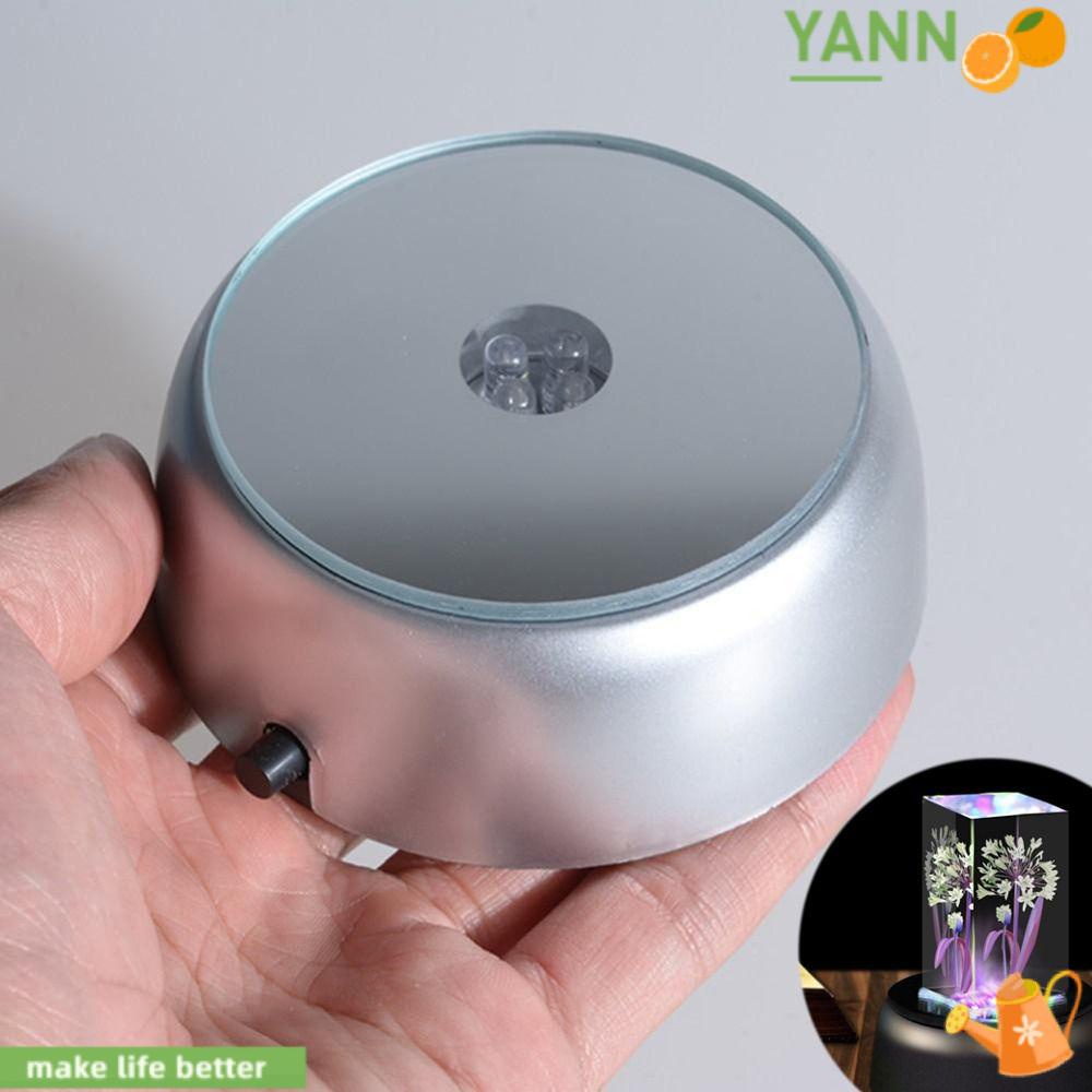 Đế Đèn LED Tròn 3D Dùng Trang Trí Ban Đêm Tiện Dụng Chất Lượng Cao 1