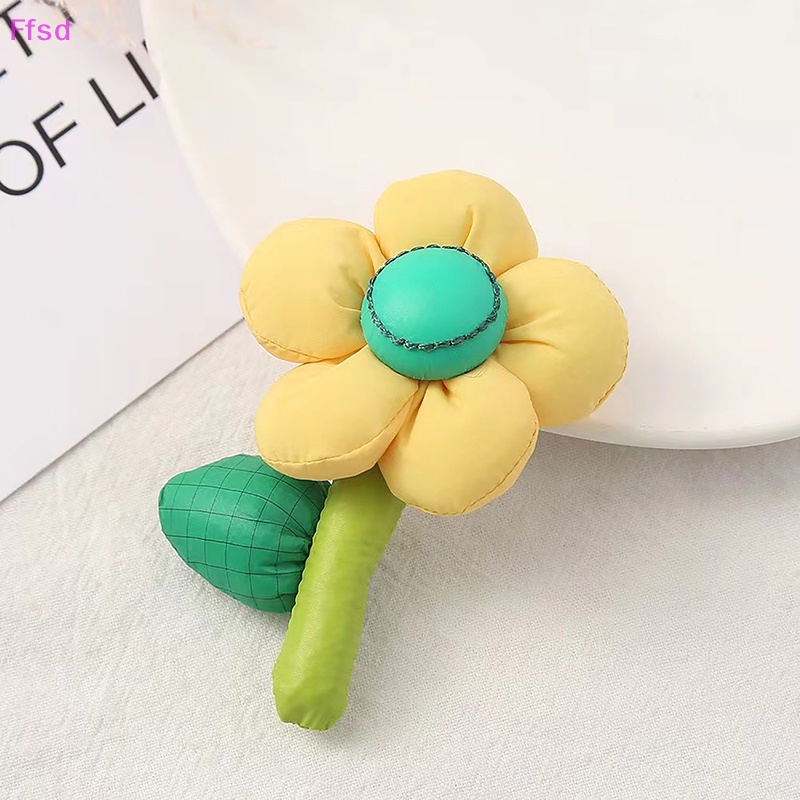 {Ffsd} Trâm Cài Áo Hoa Hướng Dương Nhỏ Bằng Vải Màu Kẹo Dễ Thương * Bán Chạy