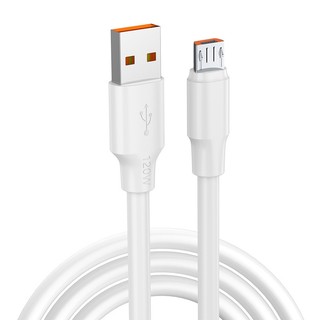 Cáp SạC Nhanh 120W 6A 1M MàU Cam Cho Android Micro USB Type C IOS