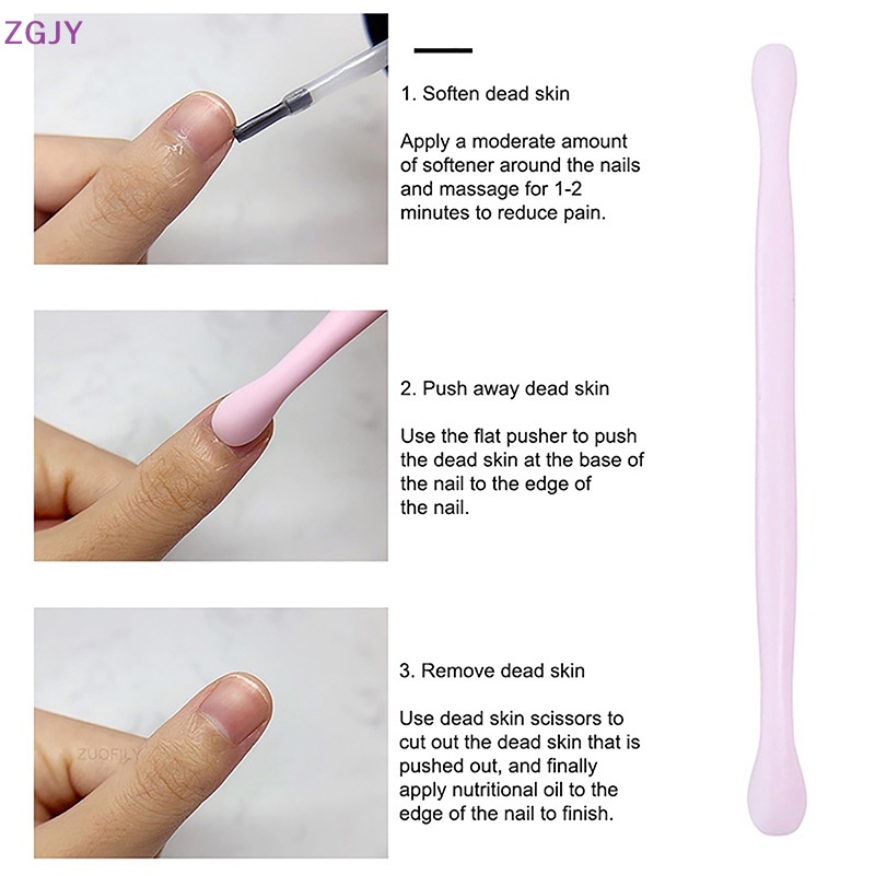 Set 2 Dụng Cụ Tẩy Tế Bào Chết Cho Móng Tay Chuyên Nghiệp ZGJY Mới