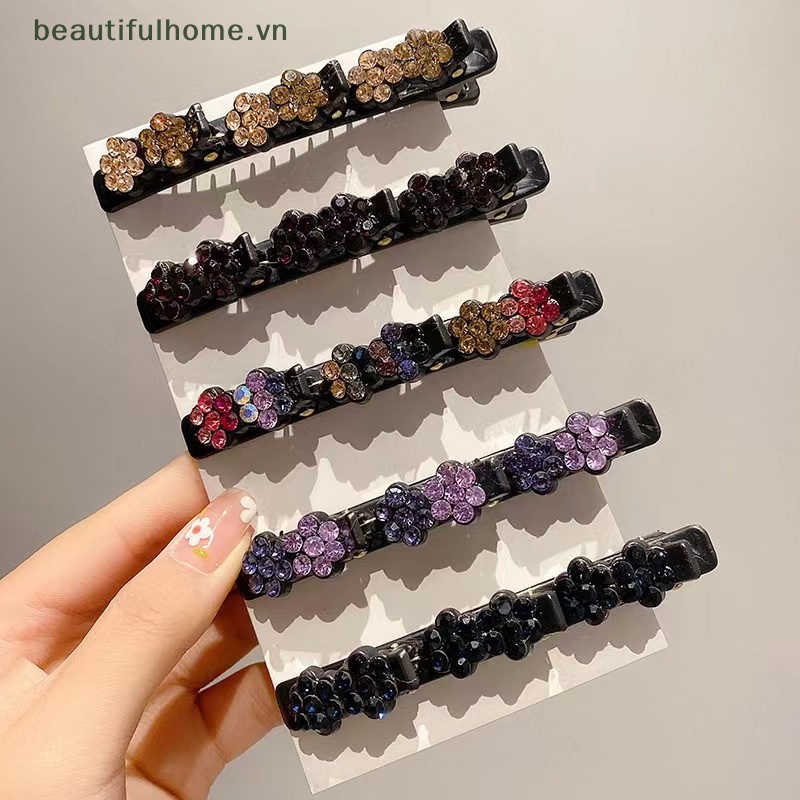 Kẹp Tóc Mỏ Vịt Đính Đá Ngọt Ngào Dễ Thương Cho Nữ