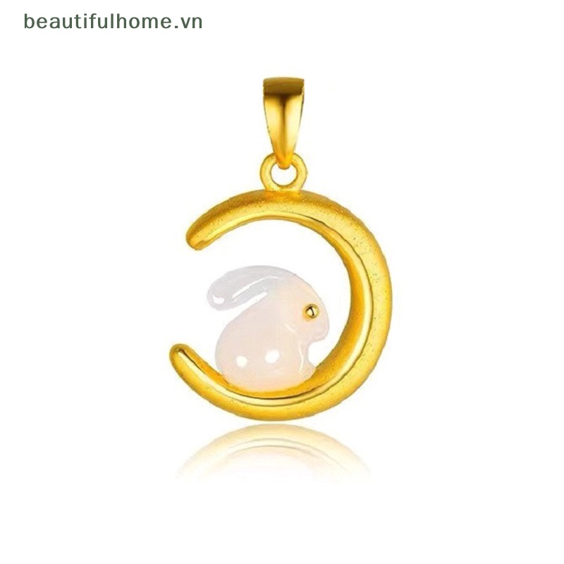 [beautifulhome] Vòng Cổ Choker Mặt Hình Thỏ / Mặt Trăng Thời Trang Cá Tính Dành Cho Nữ