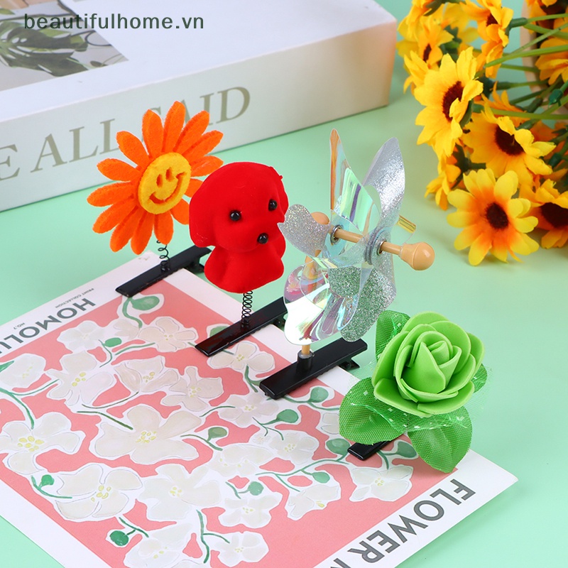 1 Kẹp Tóc Hình Chong Chóng Thỏ Màu Vàng Dễ Thương Cho Bé