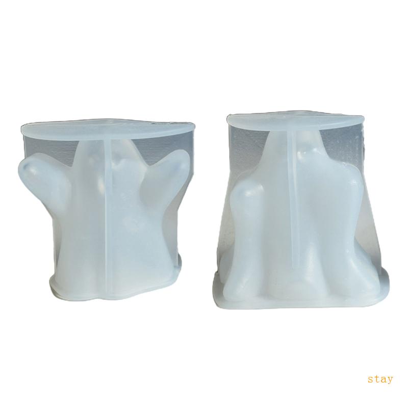 Khuôn Làm Nến Xà Phòng Bằng Silicone Hình Halloween 3D DIY