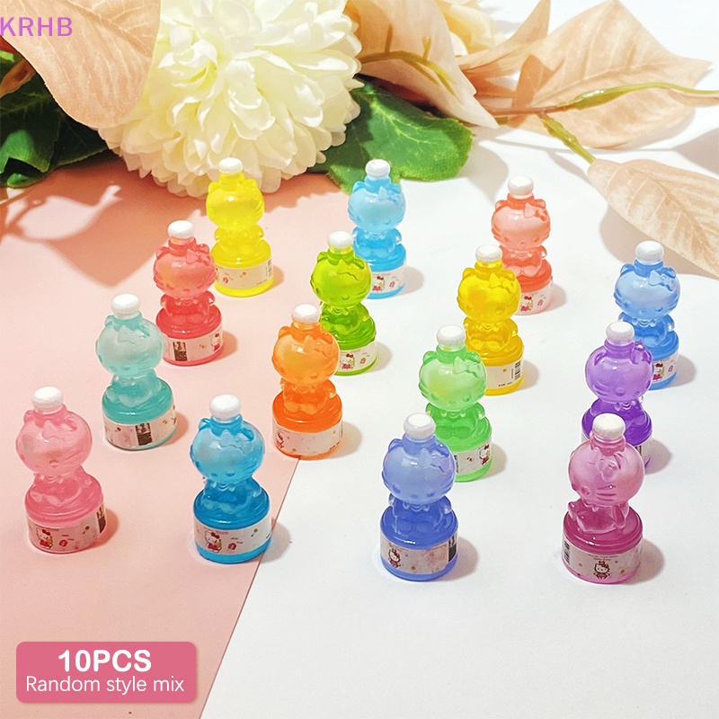Set 10 Móc Khóa Hình Mèo Dạ Quang Dễ Thương Mới