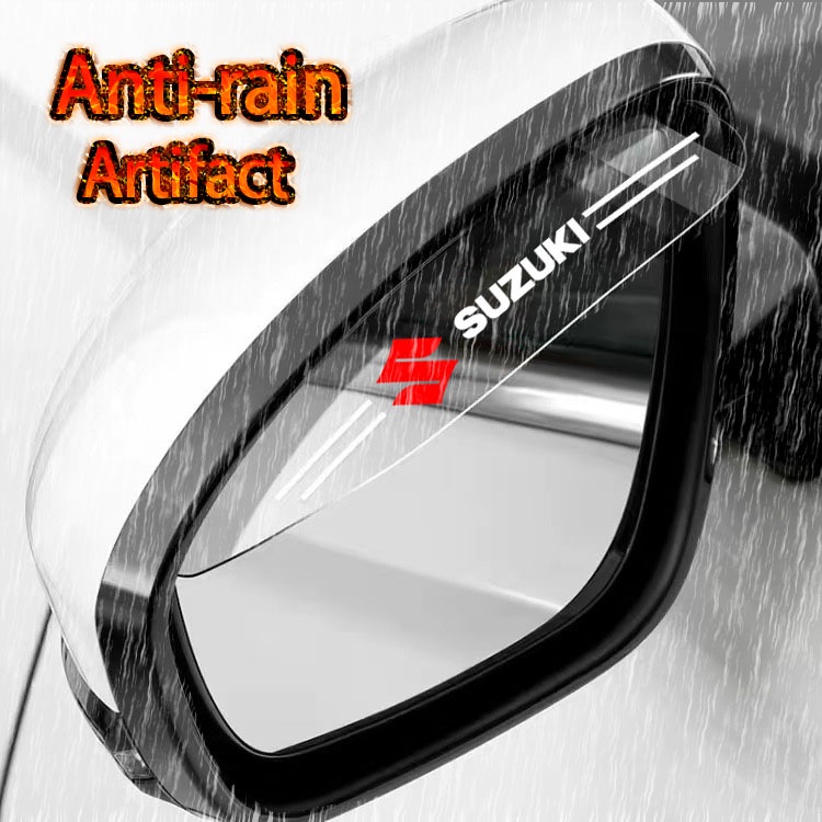 Tấm Che Nắng Mưa Và Bụi Trong Suốt Cho Gương Chiếu Hậu Xe Hơi Suzuki Swift Sport Xl7 Vitara Jimny Scross Sx4