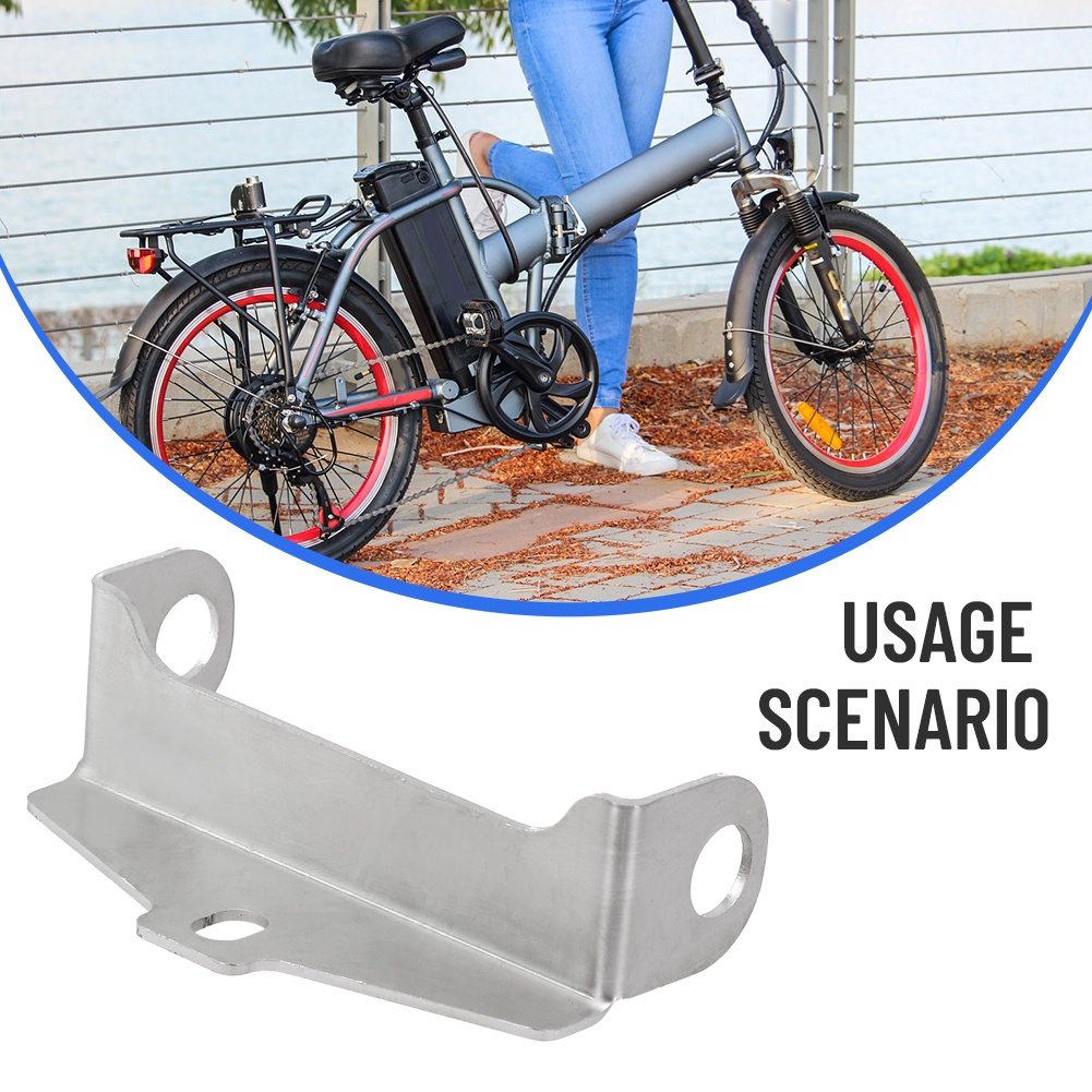 Giá Đỡ Đèn Pha Phía Sau Xe Đạp Điện Bằng Thép Không Gỉ