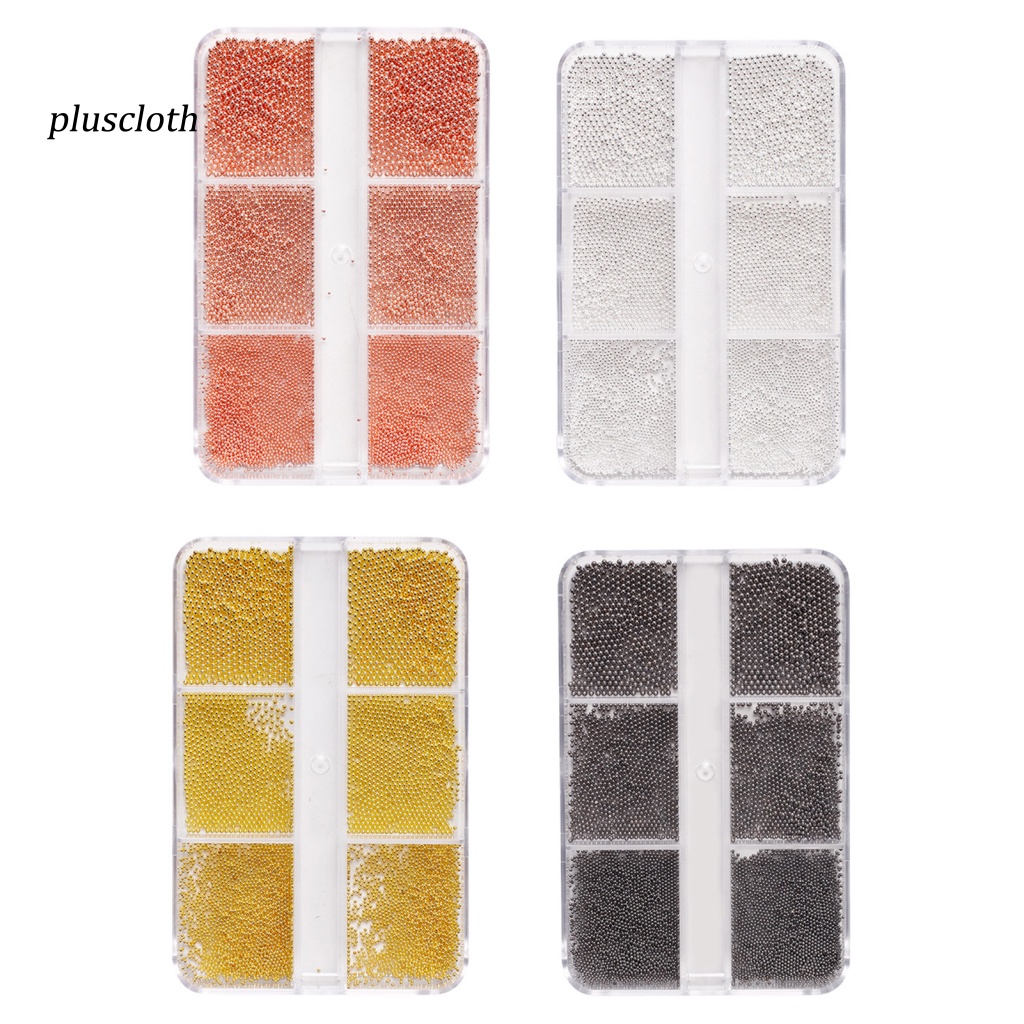 1 Hộp Hạt Thép Ba Chiều Đính Móng Tay Nghệ Thuật