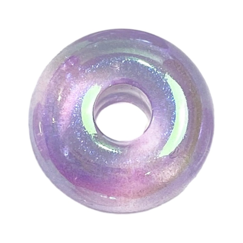 Chuỗi Hạt Tròn Dẹt Nhiều Màu Sắc Dùng Làm Trang Sức Thủ Công DIY