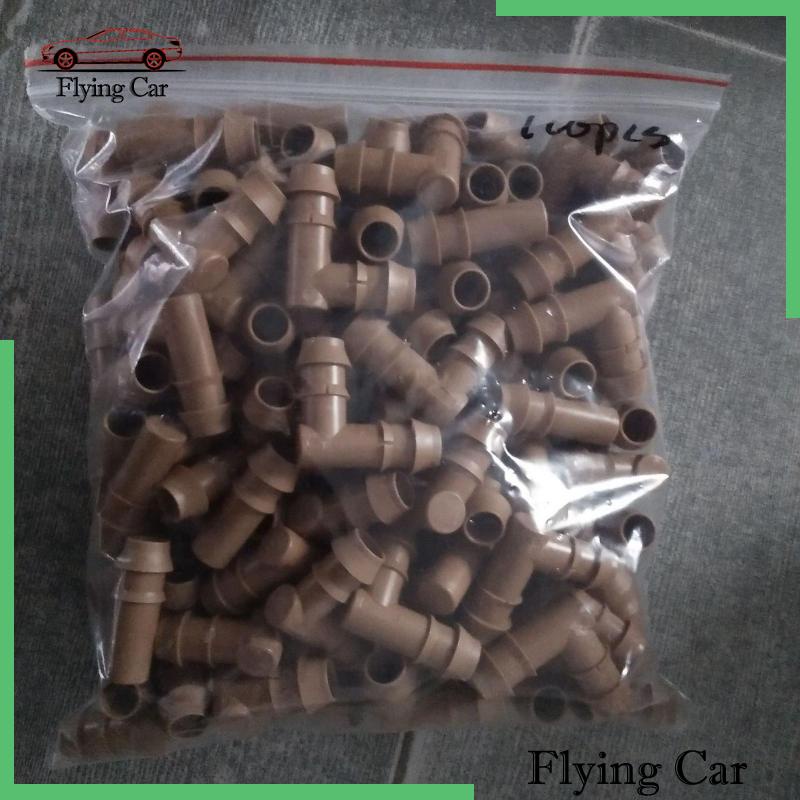 Set 2 / 100 Đầu Nối Ống Nước Nhỏ Giọt Cho Cây Trồng Sân Vườn